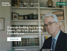 Tablet Screenshot of christiancurtisllc.com